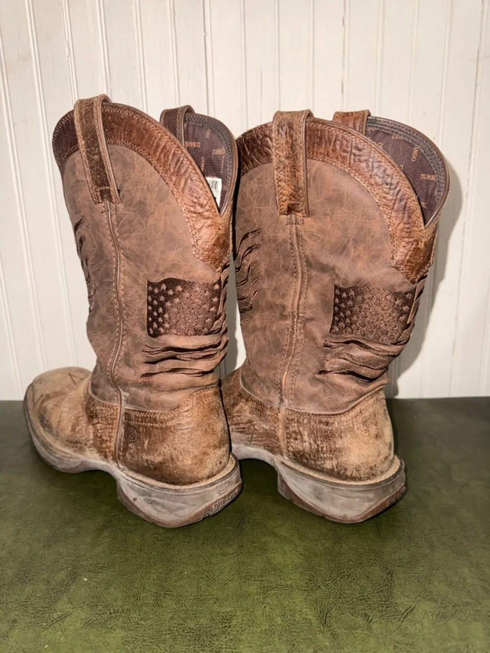 Durango Rebel Men's 9W Brown Flag Western Boots